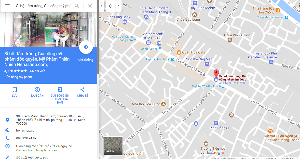 Dịch vụ viết bài review đánh giá địa điểm 5* trên Google maps